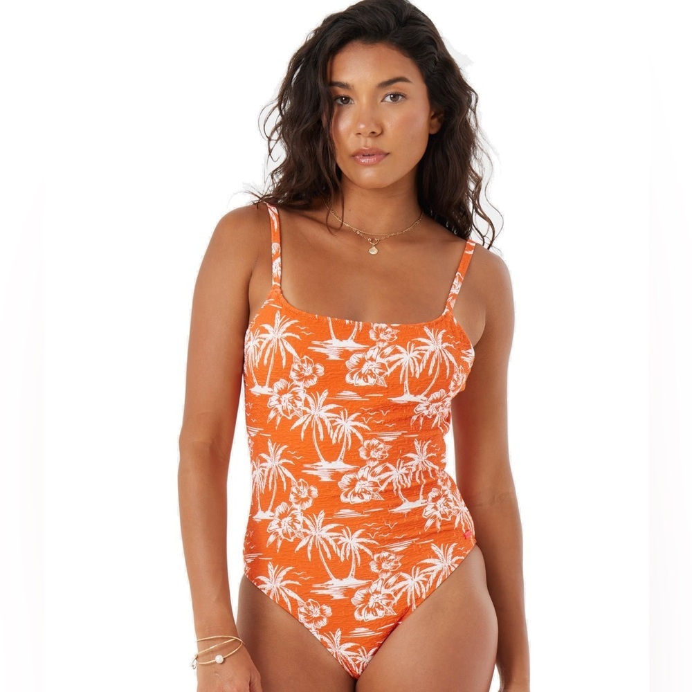 Roxy Women's Standard One Piece Swimsuit –Tummy Control Quick-Dry Fabric, Red XL